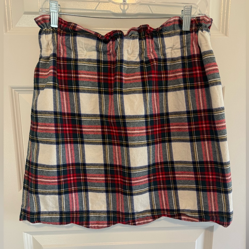 Lauren James Plaid Mini Skirt